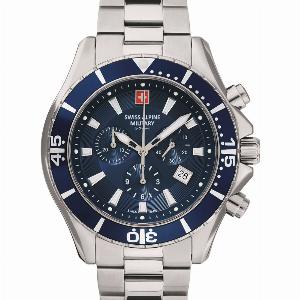 Swiss Alpine Military 70409135 Chronograph Herrenuhr 46mm 10ATM