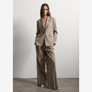 Sconto del 30 su pantaloni beige elasticizzati Stefanel taglia 40