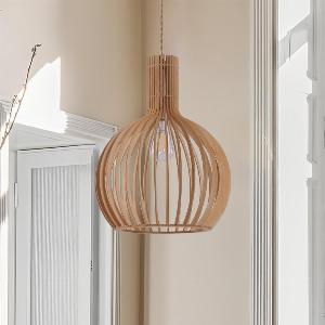 Pendant Lights for Kitchen Tonka Scandinavian LED Wood Pendant Light