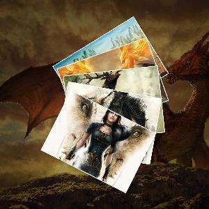 18 Rabatt auf The Deer and the Dragon  The Fox and the Falcon  1 Postkarten