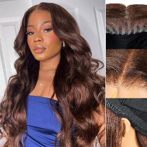 Get 42% Off Megalook 6x5 Invisible Knots 13x4 Lace Chocolate Brown Wigs