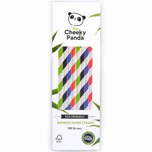 The Cheeky Panda Bamboo Paper Straws  Pack of 100