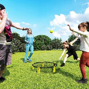 Enjoy 20 Discount on SPORTNOW Spike Ball Set  Portable Mini Beach Games