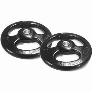 York 2 x 20kg Rubber ISOGrip Weight Plates