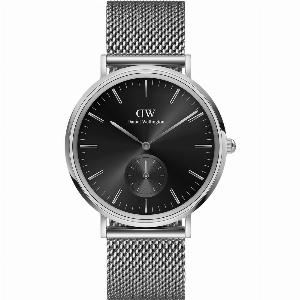 Daniel Wellington DW Montre 40mm Classic MultiEye Sterling Onyx Silver