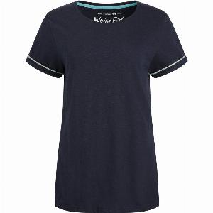 Weird Fish Kaya Organic Cotton Outfitter TShirt Navy Size 22