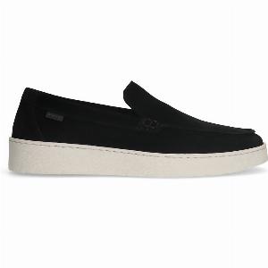 Schwarze VelourslederLoafer