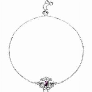 Sterling Silver Blue John Sheep Adjustable Bracelet