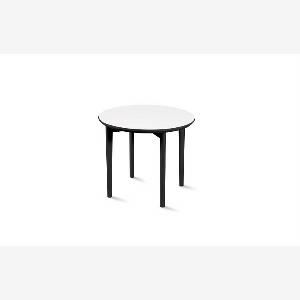Skovby Coffee Table  241 lacquered black oak black steel legs