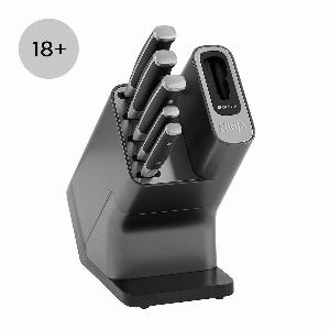 Ninja Foodi StaySharp 5 Piece Knife Set with Integrated Sharpener Black