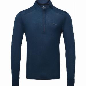 Enjoy 20 Discount on Ronhill Tech Merino 12 Zip for Men  NavyOxide