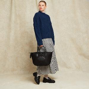 Black Nylon Oh Lu Lu Medium Tote Bag Black Nylon Oh Lu Lu Medium Tote Bag