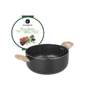 Casseruola 24 cm Black Stone