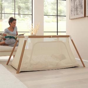 30 Discount on Tutti Bambini CoZee Go 3in1 Travel Cot  Playpen  Scandinavian WalnutEcru