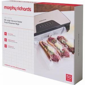 Enjoy a 15 discount on MORPHY RICHARDS large vacuum sealer bags pack of 50