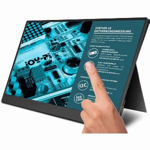 JoyIT Tragbarer 133 TouchscreenMonitor  Zweitmonitor JOYVIEW Smart Case Hülle