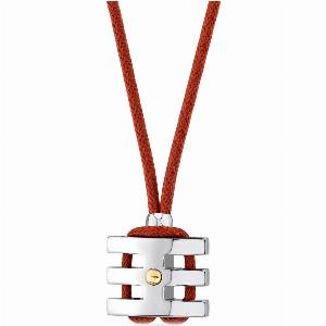 Mens Padlock Pendant Necklace in Stainless Steel