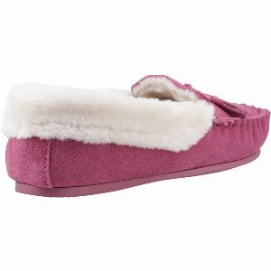 Get 31 Discount on Hush Puppies Agnes Suede Slippers for Women in Pink