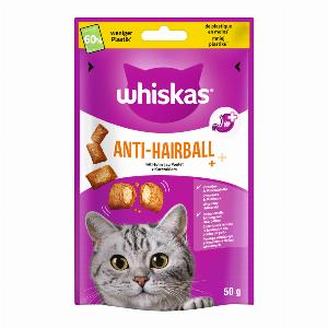 50g Whiskas Contrôle des Boules de Poils  Friandises pour chat