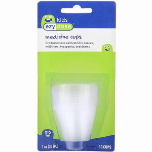 Ezy Dose Kids Medicine Cups 10 Cups 1 oz 30 ml
