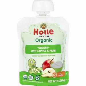 iHerb Holle Yaourt biologique à la pomme et à la poire À partir de 8 mois 85 g