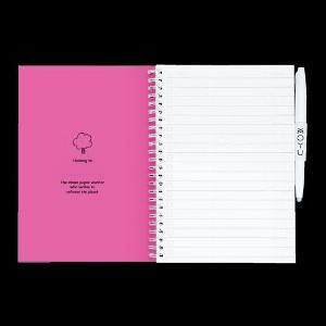 Carnet Effaçable MOYU A5  Rose Passion  Couverture Premium 2395