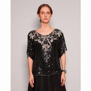 Vintage Art Deco Top  Size M
