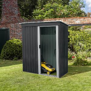 Home Deluxe Abri de jardin en acier galvanisé BOHIO XS  163 x 182 cm