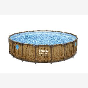 Piscina solo struttura effetto legno  549x122 cm