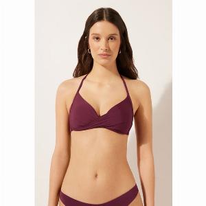 Calzedonia Haut de maillot triangle à rembourrage progressif avec croisement Indonesia Femme Taille S  2
