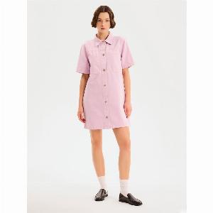 Get 49 Discount on the Lilac Olivia Denim Dress