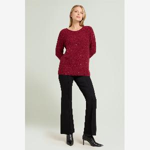 Sconto del 30% su maglia full paillettes Luisa Viola per donna