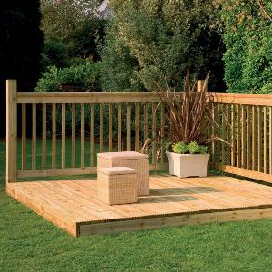 Forest 24m Easy Deck Kit With Handrails