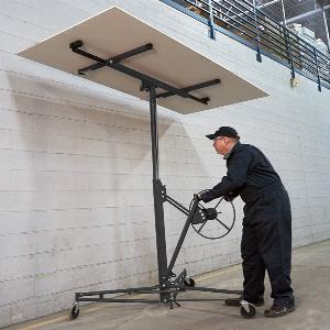 Black 16ft Drywall Hoist for Plasterboard now 12699 save 15