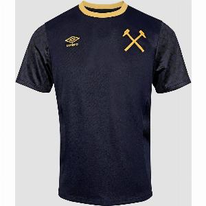 Get 20 Discount on West Ham 2526 Junior Navy PreMatch Jersey
