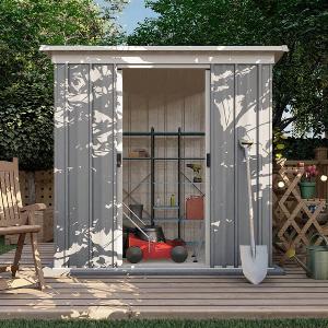 6 x 4 Yardmaster Platinum Tall Pent Metal Shed 19m x 119m