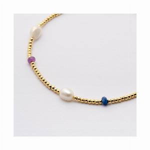 ESPRIT Fußkette 88873769 Edelstahl Perle