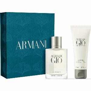 Coffretcadeau pour la Fête des Pères Acqua Di Giò Eau de Toilette 50 ml La fraîcheur vivifiante de la mer 50 ml 75 ml