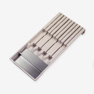 ECO Messerhalter für 4 große  5 kleine Messer  Blum AMBIALINE  Zellulose Edelstahl Inox Messerhalter Organizer für Messer