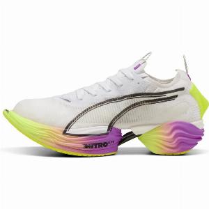 Chaussures Puma FastR Nitro Elite 2 Blanc Jaune SS25 Taille 45  EUR
