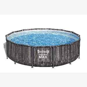 Bestway Sconto del 15% su set piscina 427x107 cm in legno scuro