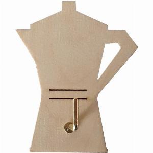 Gancio adesivo in legno  beige H70 X L60 mm  portata max 5 Kg