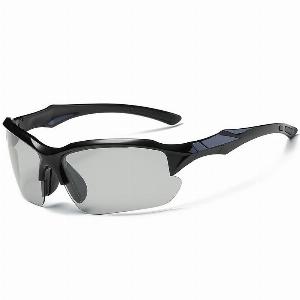 Lunettes de soleil polarisées UV400 équitation vélo sport lunettes de soleil lunettes de pilote rouge
