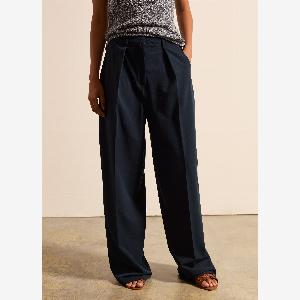 Stefanel  Ballonhose mit Bundfalten Damen Nachtblau