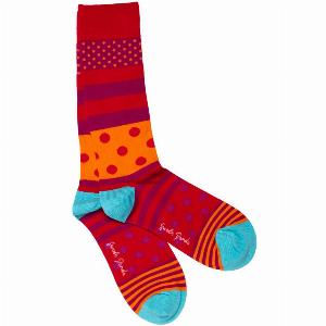 Stripe and Dot Bamboo Socks
