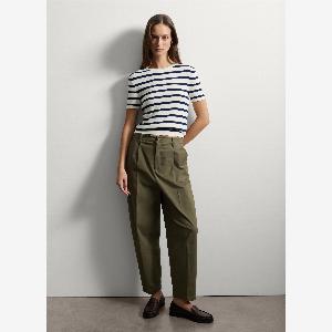 Sconto del 30 su pantaloni verdi regular fit Stefanel taglia 46