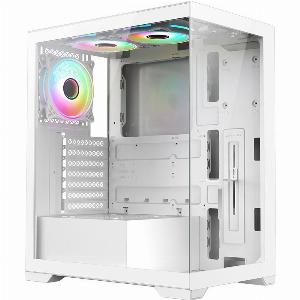 Enjoy 21 Discount on VIDA Vetro White ATX Mid Tower Case