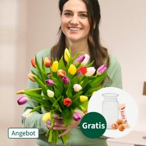Jetzt 19 Rabatt auf Bund mit frischen Tulpen sichern