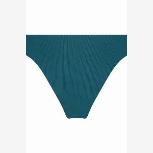 Hunkemöller Bikini Slip mit hohem Beinausschnitt Eclipse grün