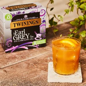 Twinings Earl Grey Tea  4 x 40 Tea Bags  All Natural Ingredients  Fragrant Earl Grey Black Tea  Lemon  Bergamot Tea  Biodegradable Tea Bag